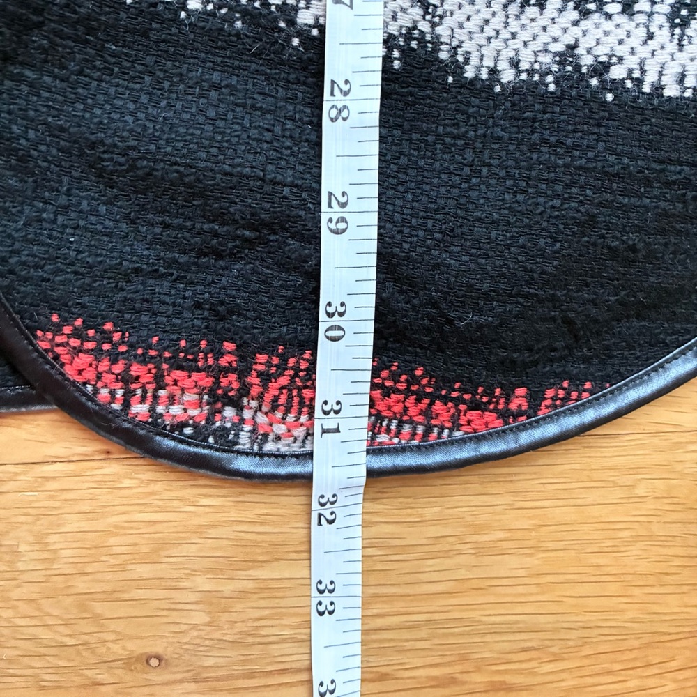 Eva Franco Pillard Coat Open Cardigan Black Orange White Size S - Picture 16 of 16